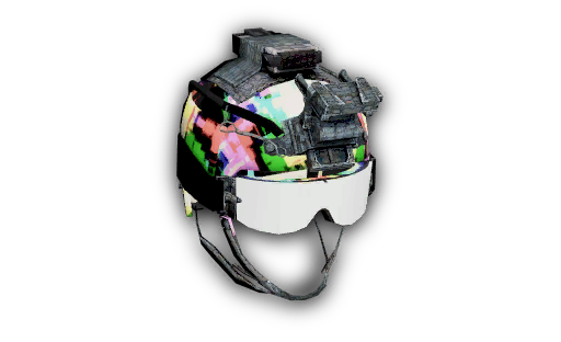 K. Style Helmet Abstract