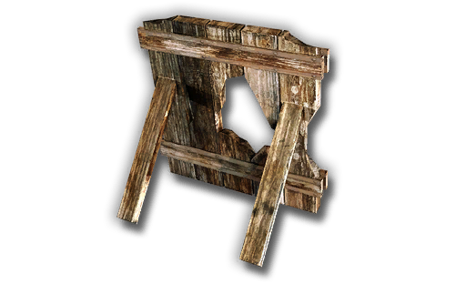 Wood shield barricade