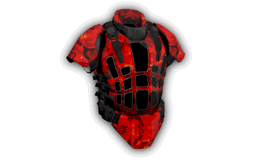 Heavy Armor Digital Red Camo