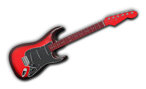 Hardcore Guitar Red