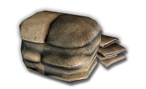 Sandbag barricade